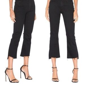 MOTHER jeans. The Insider Crop Step Fray in Not Gulity